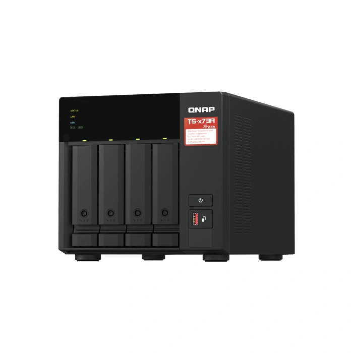 NAS (อุปกรณ์จัดเก็บข้อมูลบนเครือข่าย) QNAP TS-473A-8G (1)