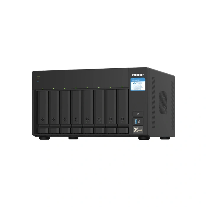NAS (อุปกรณ์จัดเก็บข้อมูลบนเครือข่าย) QNAP TS-832PX-4G (1)