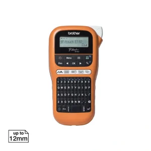 [PT-E110VP] Brother Label Printer P-TOUCH Label Maker, Portable, TZE, 3.5-12 mm