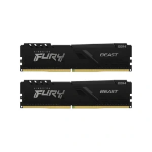 [KF432C16BB1K2/32WP] Kingston 32GB 3200MHz DDR4 CL16 DIMM (Kit of 2) 1Gx8 FURY Beast Black หน่วยความจำ