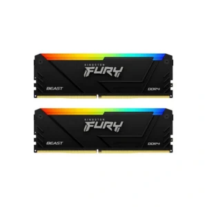 [KF432C16BB2AK2/16WP] Kingston 16GB 3200MT/s DDR4 CL16 DIMM (Kit of 2) FURY Beast RGB หน่วยความจำ