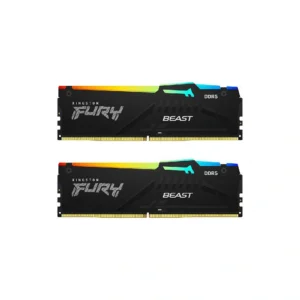 [KF556C40BBAK2-32] Kingston 32GB (2x16GB) DDR5 5600MT/s CL40 FURY Beast RGB หน่วยความจำ