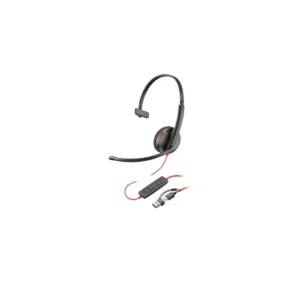 [8X214AA] Poly Blackwire 3210 Monaural USB-C/A Headset