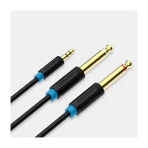 [6922794728578] VENTION 3.5MM MALE TO 2*6.5MM MALE AUDIO CABLE 1M BACBF