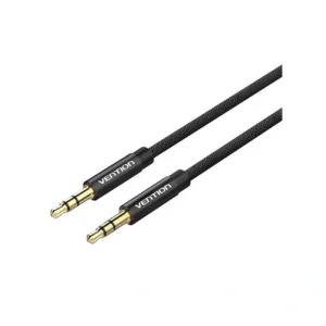 [6922794734029] VENTION FABRIC BRAIDED 3.5MM MALE TO MALE AUDIO CABLE 1M BAGBF