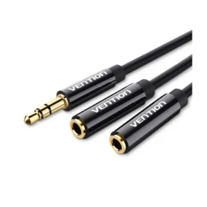 [6922794738911] VENTION 3.5MM MALE TO 2*3.5MM FEMALE STEREO SPLITTER CABLE 0.3M BBSBY