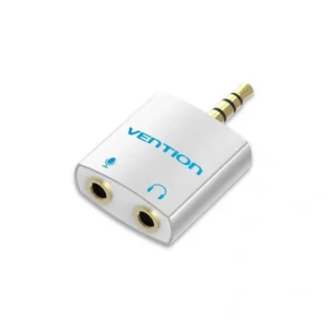 [6922794727670] VENTION 4 POLE 3.5MM MALE TO 2*3.5MM FEMALE AUDIO ADAPTER BDBW0