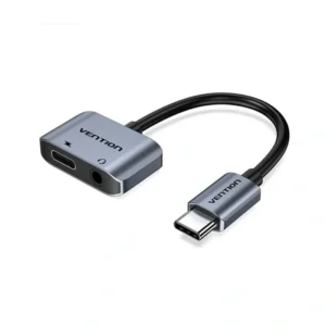 [6922794751637] VENTION TYPE-C TO 3.5MM AUDIO WITH PD BGSHA