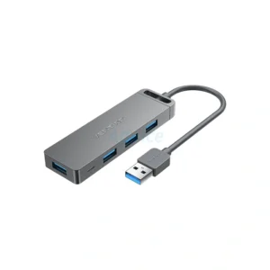 [6922794764668] VENTION 4-Port USB 3.0 Hub With Power Supply 0.15M Black Color box CHLBB-SCB