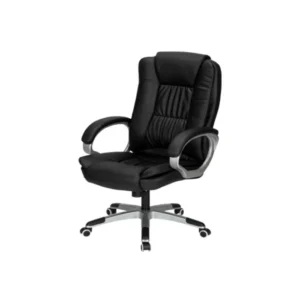 [E4524] DELI OFFICE CHAIR (เก้าอี้สำนักงาน) DELI E4524 (BLACK)